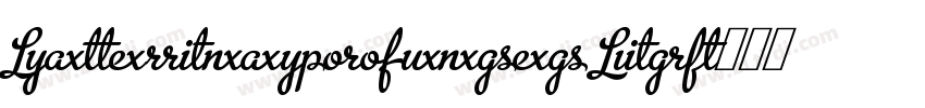 KaterinaPRounded Lig字体转换